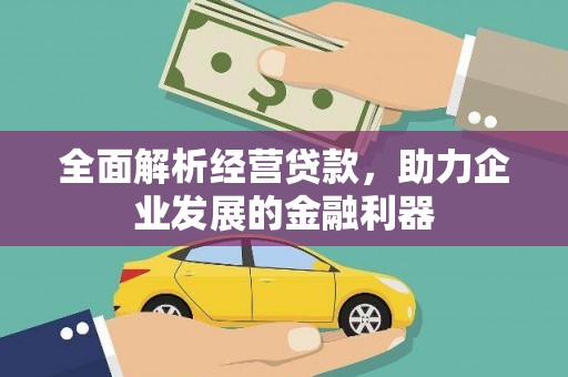霞浦全面解析经营贷款，助力企业发展的金融利器