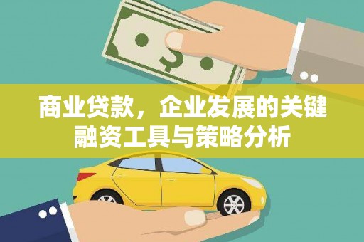 霞浦商业贷款，企业发展的关键融资工具与策略分析