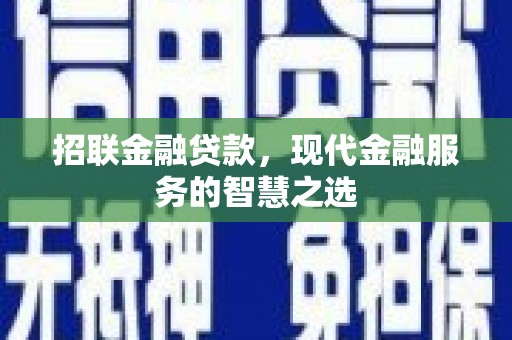 霞浦招联金融贷款，现代金融服务的智慧之选
