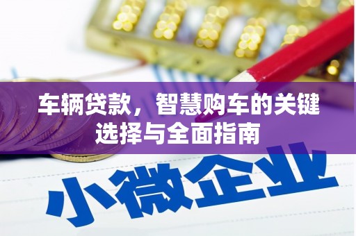 霞浦车辆贷款，智慧购车的关键选择与全面指南
