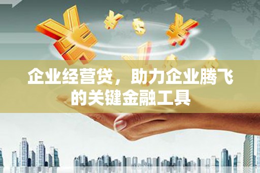 霞浦企业经营贷，助力企业腾飞的关键金融工具
