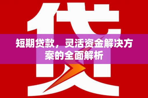 霞浦短期贷款，灵活资金解决方案的全面解析