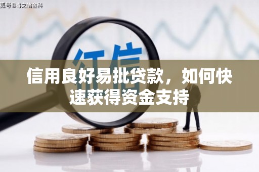 霞浦信用良好易批贷款，如何快速获得资金支持