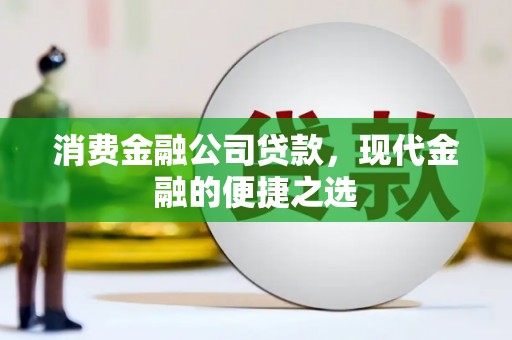 霞浦消费金融公司贷款，现代金融的便捷之选
