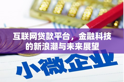 霞浦互联网贷款平台，金融科技的新浪潮与未来展望