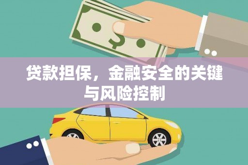 霞浦贷款担保，金融安全的关键与风险控制